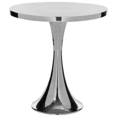 Galium Aluminum Side Table