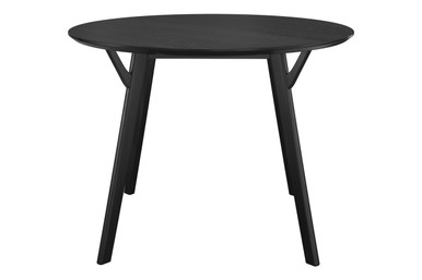 Scandi Round Dining Table (Black)
