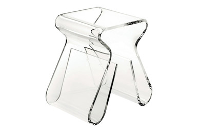 Magino Stool with Magazine Rack