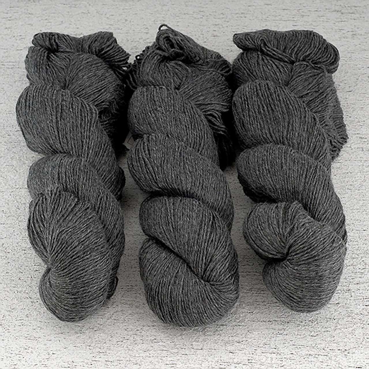 Black and Gray Light Fingering Weight Sock Yarn