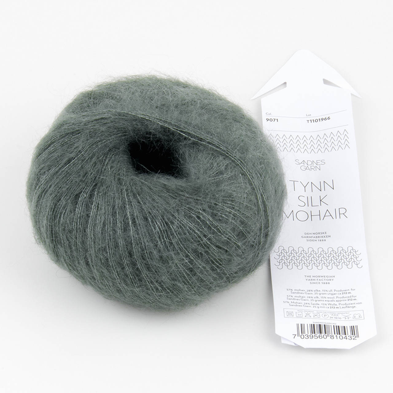 Sandnes Garn, Tynn Silk Mohair//Dusty Olive Green (9071)