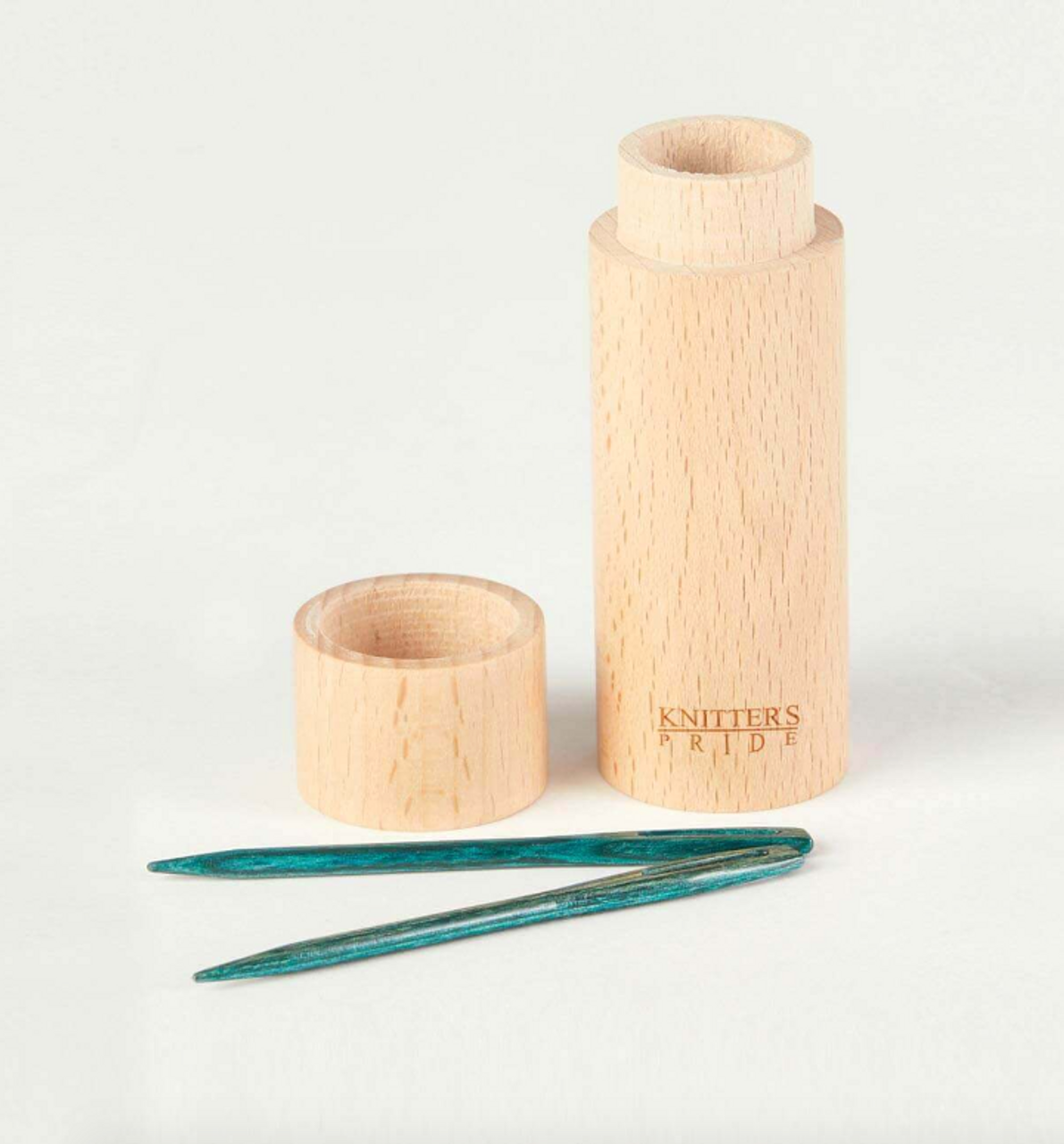 Knitter's Pride Mindful Collection Teal Wooden Darning Needles