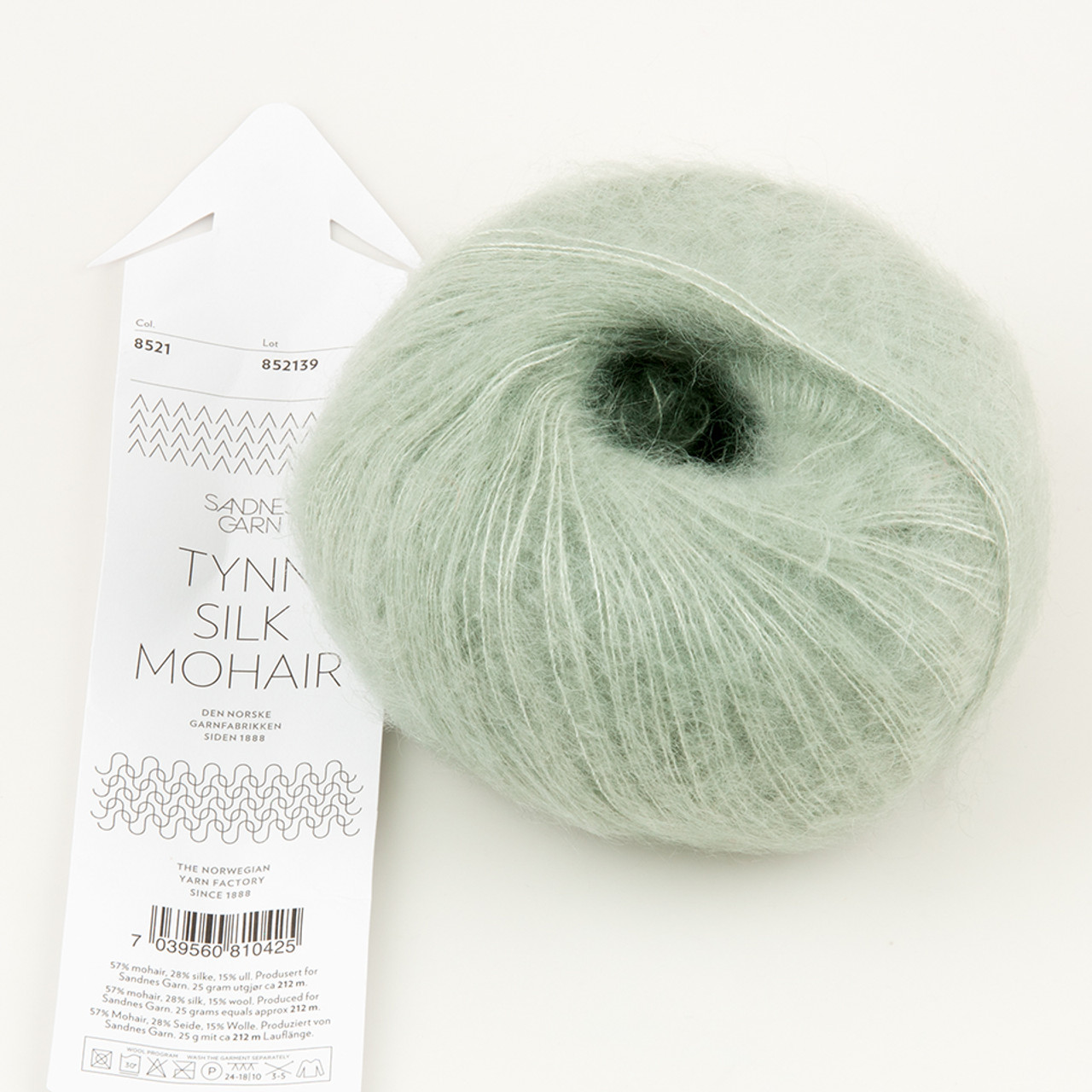 Tynn Silk Mohair//Dusty Light Green (8521)