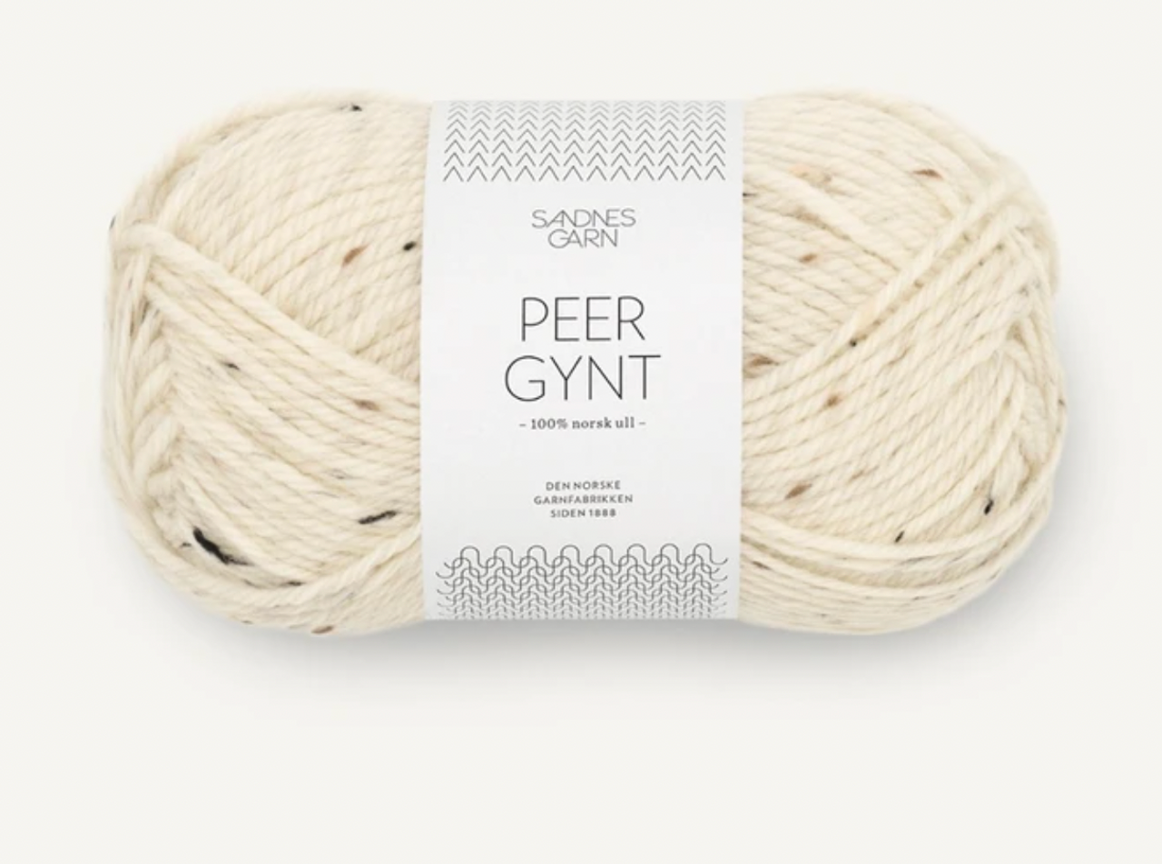 Peer Gynt yarn (100% Norwegian wool) by Sandnes Garn