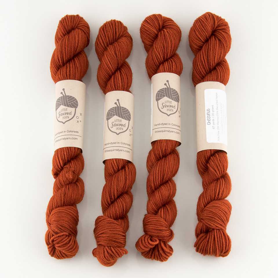 Little Squirrel Yarn, Acorns // Chestnut