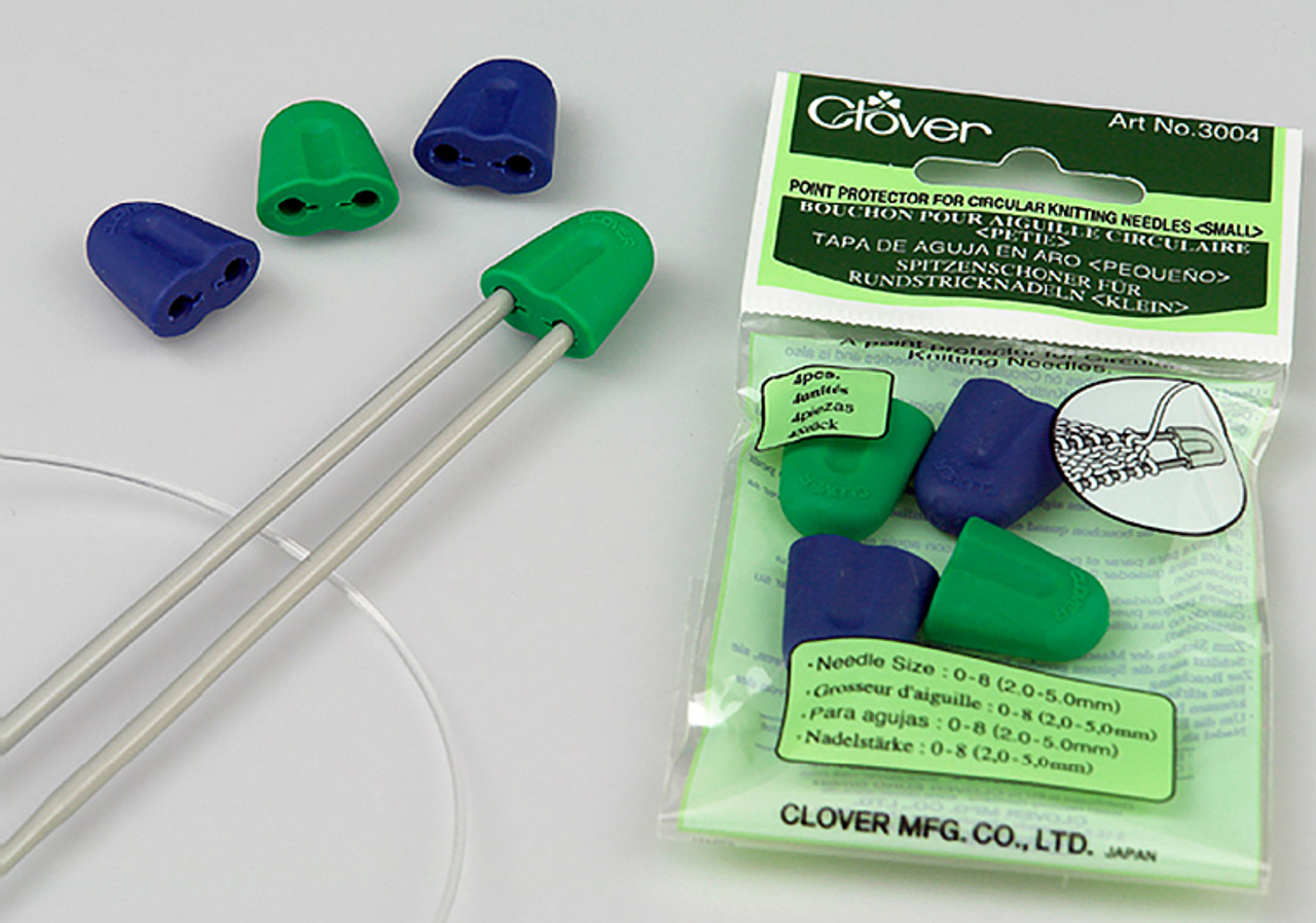 Clover Point Protectors for Circular Knitting Needles - Small