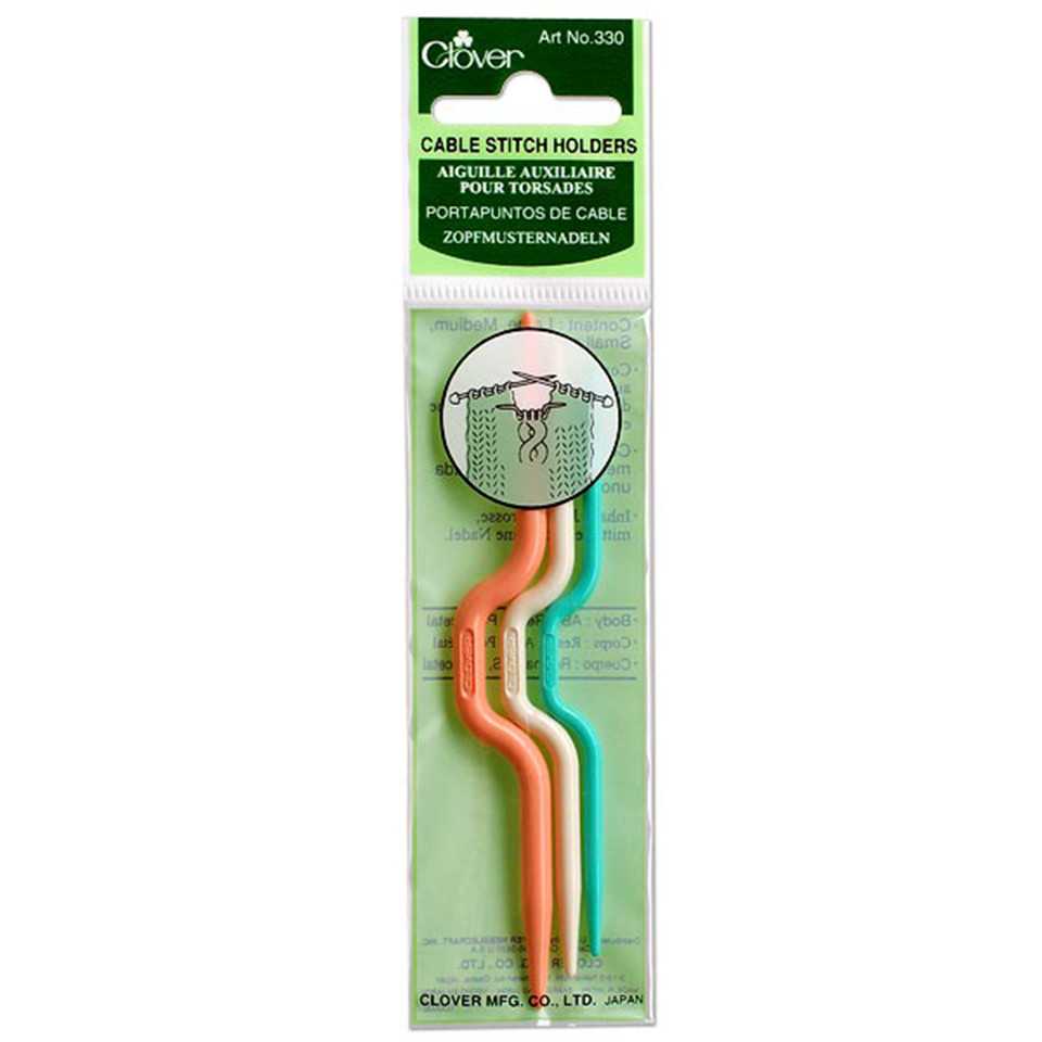 Cable Stitch Holder 3 piece set (330) at The Loopy Ewe