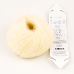 Sandnes Garn, Tynn Silk Mohair // Light Yellow (2101) at The Loopy Ewe