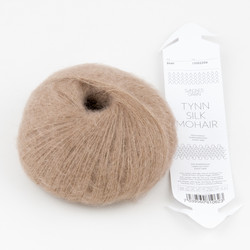 Sandnes Garn, Tynn Silk Mohair // Light Acorn (3041) at The Loopy Ewe