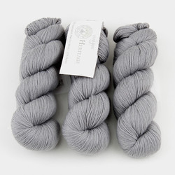 Cascade, Heritage Sock - Solids // 5755 Frost Gray at  The Loopy Ewe