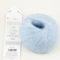 Sandnes Garn, Tynn Silk Mohair // Light Blue (6012) at The Loopy Ewe