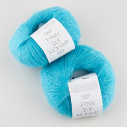 Sandnes Garn, Tynn Silk Mohair // Turquoise (6315) at The Loopy Ewe