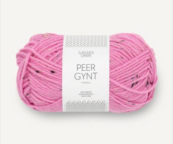 Sandness Garn, Peer Gynt // 4615 Pink Natural Tweed at The Loopy Ewe