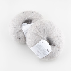 Sandnes Garn, Tynn Silk Mohair // 1199 Salt n Pepper at The Loopy Ewe