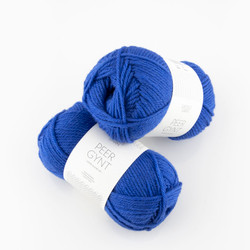 Sandnes Garn, Peer Gynt // 5845 Dazzling Blue at The Loopy Ewe