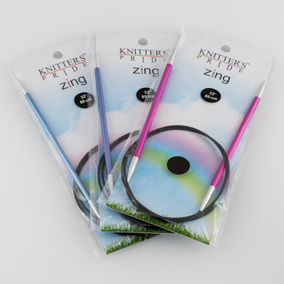 Knitter's Pride, Zing Circulars 32" Knitter's Pride, Zing Circulars 32"