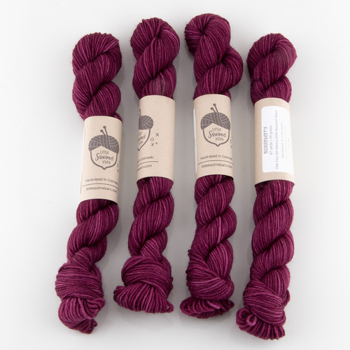 Little Squirrel Yarn, Acorns // Boysenberry
