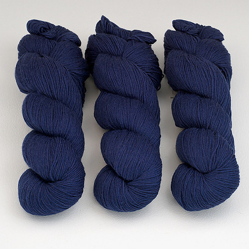 Cascade, Heritage Sock - Solids // 5603 Marine at  The Loopy Ewe