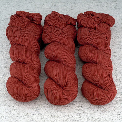 Cascade, Heritage Sock - Solids // 5642 Blood Orange at  The Loopy Ewe