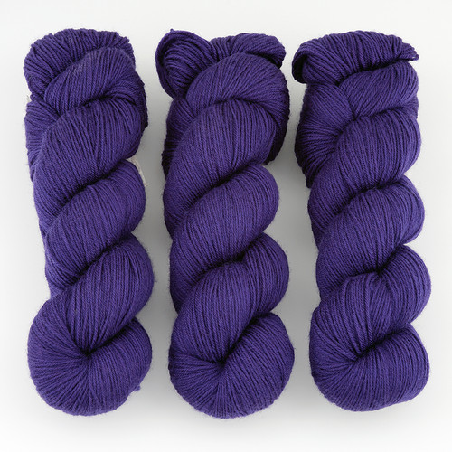 Cascade, Heritage Sock - Solids // 5719 Violet Indigo at  The Loopy Ewe