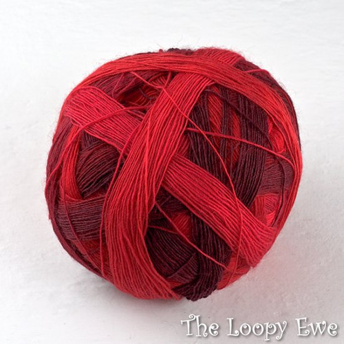 Skacel, Zauberball Lace // (1963) Cranberries at  The Loopy Ewe