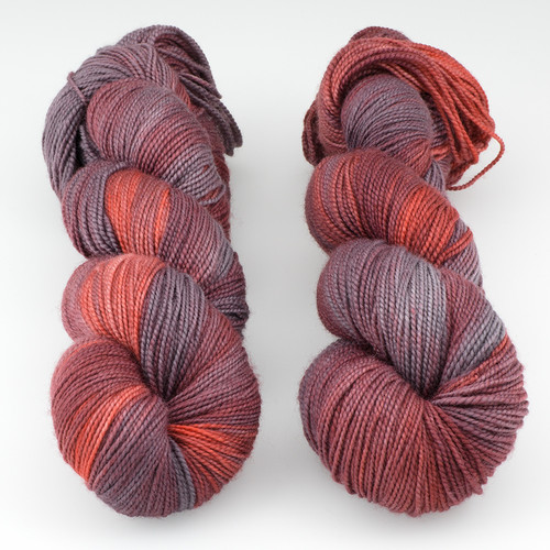 Fibernymph Dye Works, Bounce // Bloodlust at  The Loopy Ewe