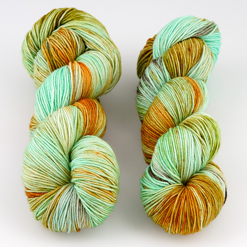 Savvy Skeins, Sensible Sock // Aged Liberty at  The Loopy Ewe