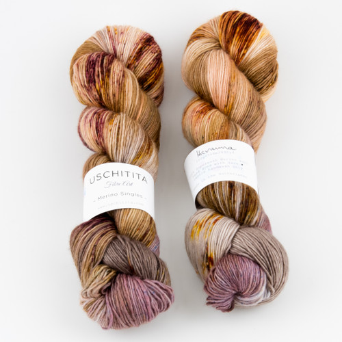 Uschitita Fibre Art, Merino Singles // Havanna at The Loopy Ewe