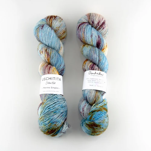 Uschitita Fibre Art, Merino Singles // Cloud Atlas at The Loopy Ewe