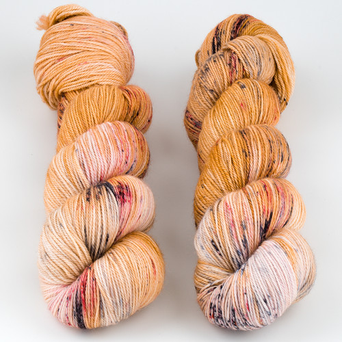 Hue Loco, MCN Vintage Sock // Apricot Is My Jam at  The Loopy Ewe