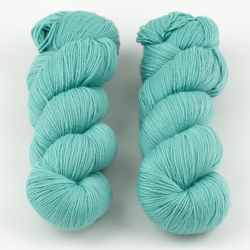 Cascade, Heritage Sock // 5763 Agate Green at The Loopy Ewe