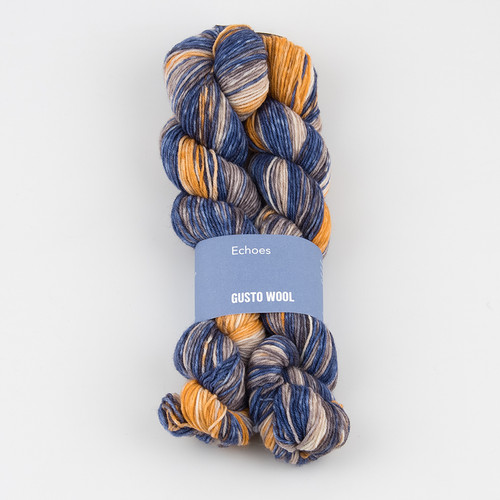Gusto Wool, Echoes Hand Dyed Sock Yarn  // 1509 at The Loopy Ewe