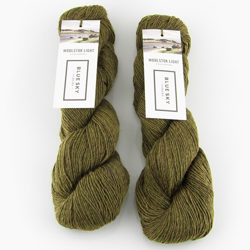 Blue Sky Fibers, Woolstok Light// Mossy Green (2326)