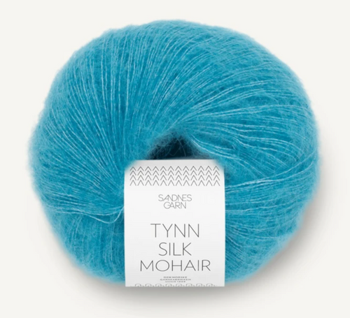 Sandnes Garn, Tynn Silk Mohair // Turquoise (6315) at The Loopy Ewe
