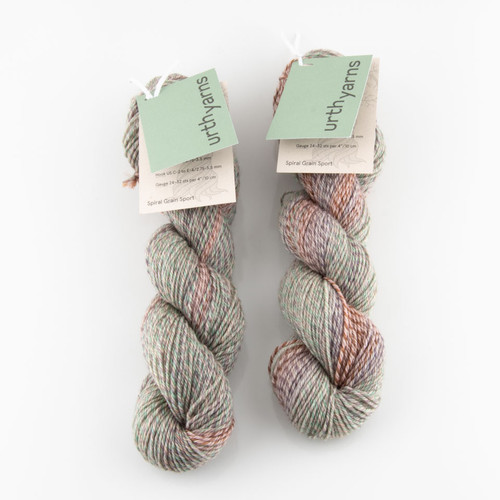 Urth Yarns, Spiral Grain Sport Weight  in color Myrtle at The Loopy Ewe