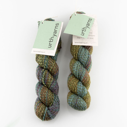 Urth Yarns, Spiral Grain Sport Weight // Sugar Pine at The Loopy Ewe