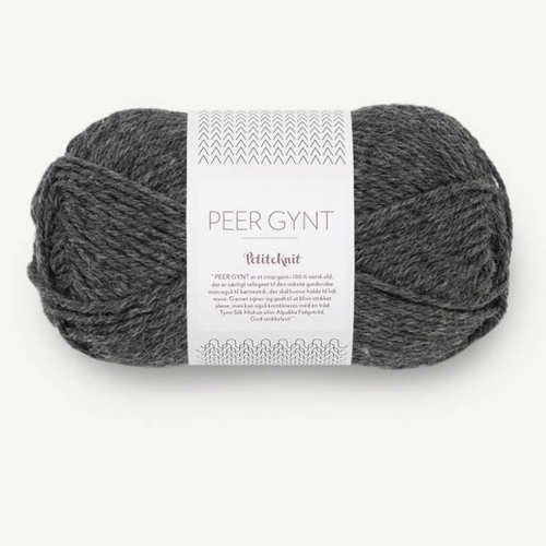 Sandnes Garn, Peer Gynt // 1065 Grey Heather, PetiteKnit at The Loopy Ewe