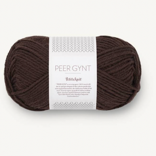 Sandnes Garn, Peer Gynt // 3091 Cocao Nibs, PetiteKnit at The Loopy Ewe