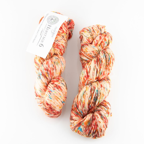 Cascade, Heritage 6 Hand Paints // 607 Fiesta at The Loopy Ewe