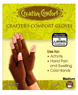 Creative Comfort Crafter's Comfort Gloves