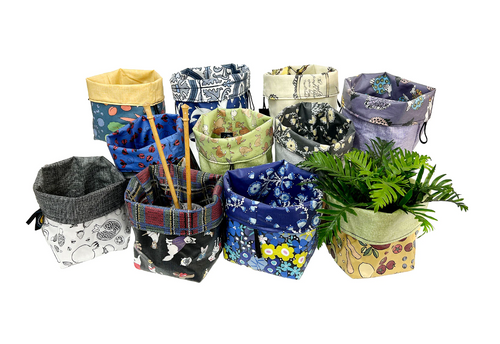 Splash Fabric, Project Bags // Reversible Tub