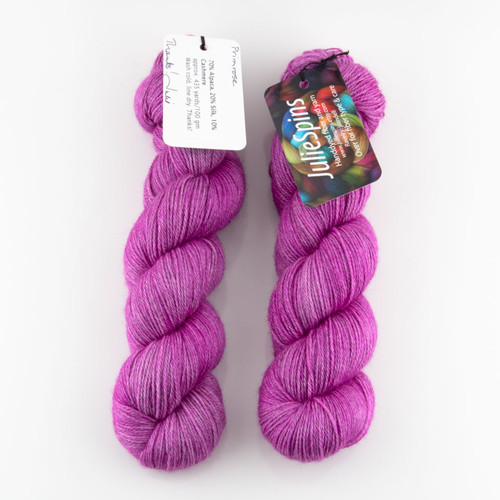 JulieSpins, Alpaca Silk Cashmere // Primrose