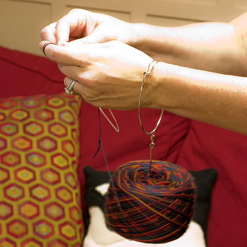 Lacis Wrist Yarn Ball Holder at  The Loopy Ewe