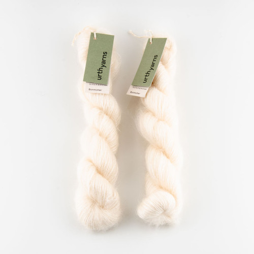 Urth Yarns, Bonmoher in color Cumulus (N20) at The Loopy Ewe