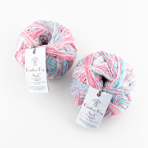 Universal Yarn, Bamboo Pop Sock // Elated (703) at The Loopy Ewe