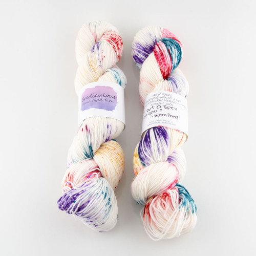 Brediculous Yarns, Addy Socks // I Put a Spell on You at The Loopy Ewe