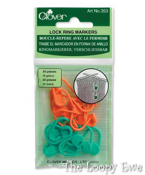 Locking Stitch Markers (353) at The Loopy Ewe Locking Stitch Markers (353) at The Loopy Ewe