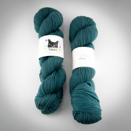 Baby Cat Yarns, Fingering // Brazilian Teal (Earthy Palette) at The Loopy Ewe