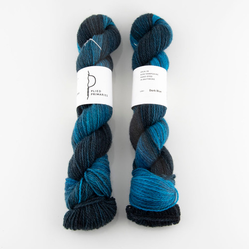 Plied, North Ave Primaries // Dark Blue at The Loopy Ewe