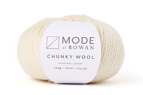 Mode at Rowan, Chunky Wool // 014 Ghost at The Loopy Ewe